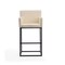 Manhattan Comfort Ambassador Barstool in Cream and Black, PK2 2-BS017-CR - alternate 5